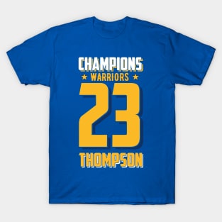Warriorsss Basketball Champions 2023 Thompson Edition Varsity T-Shirt T-Shirt